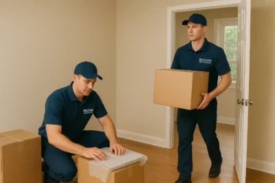 Build Your Next Chapter: Careers at McGrath Moving & Storage 2 McGrath Moving & Storage movers packing and carrying boxes